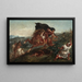 Le Combat - Eugène Delacroix — oprawiony obraz na ścianie