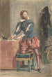 Mathurin Régnier - Eugène Delacroix — widok dzieła
