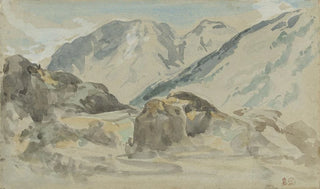 Eugne Delacroix - Mountain Landscape.webp