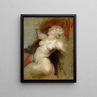 Monter - Eugène Delacroix — oprawiony obraz na ścianie
