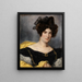 Portret Madame François Simon - Eugène Delacroix — oprawiony obraz na ścianie