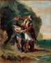 Selim i Zuleika - Eugène Delacroix — widok dzieła