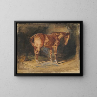 Eugne Delacroix - Study of a Horse.webp