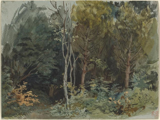 Eugne Delacroix - The Edge of a Wood at Nohant.webp