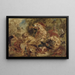 La chasse au lion - Eugène Delacroix — oprawiony obraz na ścianie
