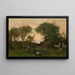 Wieczorna atmosfera - Eugène Galien-Laloue — oprawiony obraz na ścianie