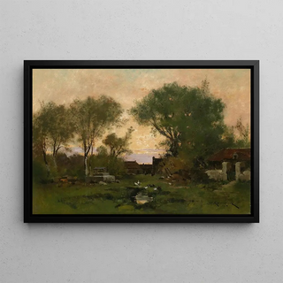 Eugne GalienLaloue - Abendstimmung.webp
