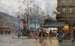 Boulevard animé Paris - Eugène Galien-Laloue — widok dzieła