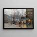 Boulevard animé Paris - Eugène Galien-Laloue — oprawiony obraz na ścianie