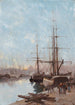 Scena portowa - Eugène Galien-Laloue — widok dzieła