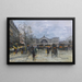 La Gare de l'Est - Eugène Galien-Laloue — oprawiony obraz na ścianie