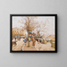 La Place du Châtelet, Paryż - Eugène Galien-Laloue — oprawiony obraz na ścianie