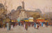 Plac Republiki, Paryż - Eugène Galien-Laloue — widok dzieła