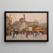 Plac Republiki, Paryż - Eugène Galien-Laloue — oprawiony obraz na ścianie