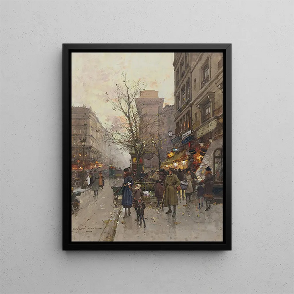 Eugne GalienLaloue - La Porte Saint Denis Paris.webp