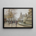 Fontanna Palmera, plac Châtelet - Eugène Galien-Laloue — oprawiony obraz na ścianie