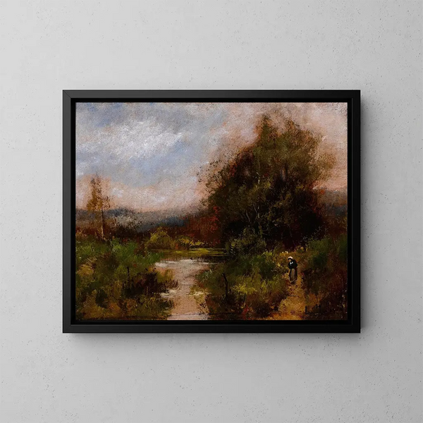 pejzaż - Eugène Galien-Laloue — oprawiony obraz na ścianie