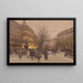 Le Boulevard vers le Pont - Eugène Galien-Laloue — oprawiony obraz na ścianie