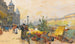 Le Marché des Fleurs La Cité - Eugène Galien-Laloue — widok dzieła