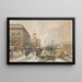 Le Marché aux fleurs (Conflit de cas) - Eugène Galien-Laloue — oprawiony obraz na ścianie