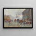 Le Marché aux fleurs de la Madeleine - Eugène Galien-Laloue — oprawiony obraz na ścianie