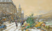 Le Quai aux Fleurs et la Conciergerie - Eugène Galien-Laloue — widok dzieła