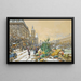 Le Quai aux Fleurs et la Conciergerie - Eugène Galien-Laloue — oprawiony obraz na ścianie