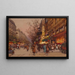 Les Grands Boulevards w pobliżu teatru Variétés - Eugène Galien-Laloue — oprawiony obraz na ścianie