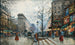 Paryż, brama Saint-Denis - Eugène Galien-Laloue — widok dzieła