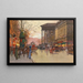 Paris, bulwar de la Madeleine wieczorem - Eugène Galien-Laloue — oprawiony obraz na ścianie