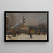 Place de la République (Konflikt w Cas) - Eugène Galien-Laloue — oprawiony obraz na ścianie