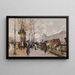 Quai Voltaire - Eugène Galien-Laloue — oprawiony obraz na ścianie