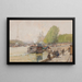 Quai de Passy - Eugène Galien-Laloue — oprawiony obraz na ścianie