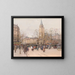 Widok na bulwary Saint-Germain-des-Prés - Eugène Galien-Laloue — oprawiony obraz na ścianie