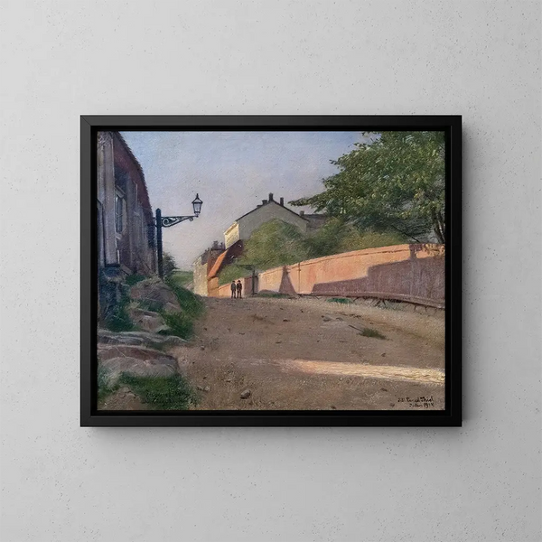 Dbelnsgatan - Eugène Jansson — oprawiony obraz na ścianie