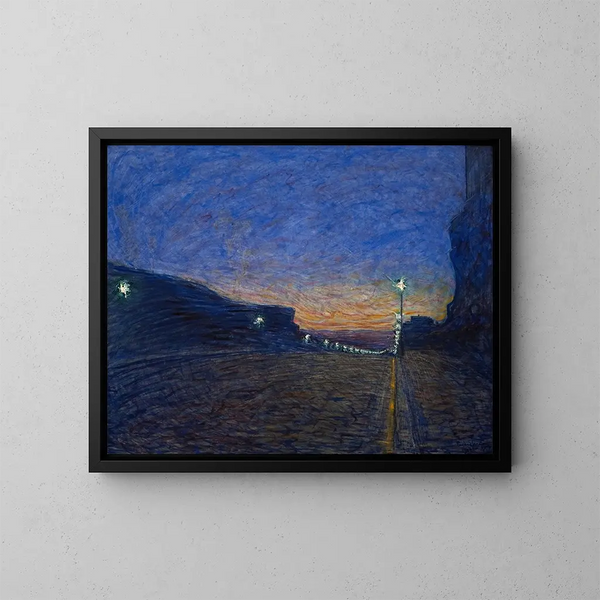 Hornsgatan - Eugène Jansson — oprawiony obraz na ścianie