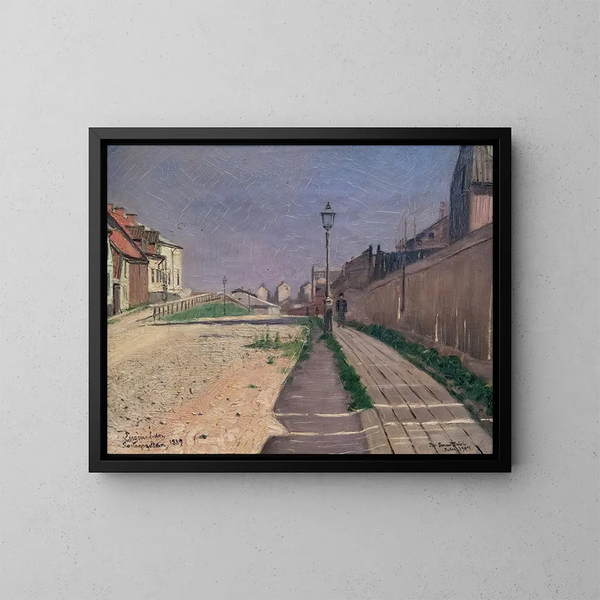 Rue Roslagsgatan - Eugène Jansson — oprawiony obraz na ścianie