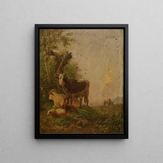 Eugne Joseph Verboeckhoven - Cows and Sheep.webp