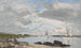 La Baie à l'embouchure de la rivière Elorn Landerneau - Eugène Louis Boudin — widok dzieła