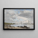 La Baie à l'embouchure de la rivière Elorn Landerneau - Eugène Louis Boudin — oprawiony obraz na ścianie