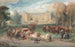 Louis XIV prowadzący swój powóz w parku Wersalu - Eugène Louis Lami — widok dzieła