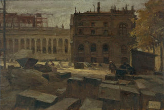 Eugne Trigoulet - La dmolition du Palais de lIndustrie aux Champslyses.webp