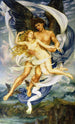 Borée i Orithye - Evelyn De Morgan — widok dzieła