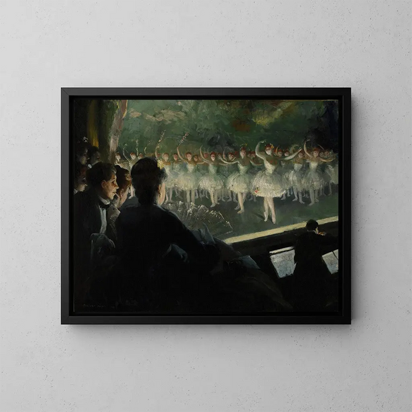 Le Ballet blanc - Everett Shinn — oprawiony obraz na ścianie