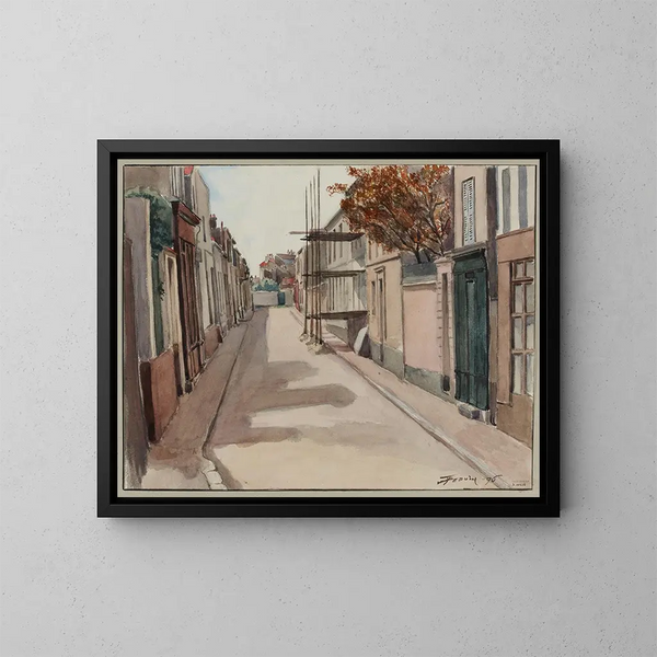 Boulevard Chauvelot, pierwszy odcinek - F. Seguin — oprawiony obraz na ścianie