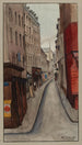 ulicy Brantôme, dawniej ulicy des Petits Champs, prowadzący do ulicy Saint Martin i ulicy Beaubourg - F. Seguin — widok dzieła