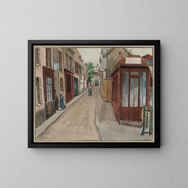 Rue Villafranca - F. Seguin — oprawiony obraz na ścianie