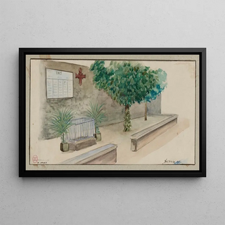 F Sguin - Villa des Otages mur o furent fusills les 52 derniers otages de la Commune rue Haxo.webp
