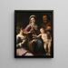 La Sainte Famille avec sainte Dorothée - Fabrizio Santafede — oprawiony obraz na ścianie
