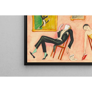Familjeidyll - Nils Dardel | Reproduction Tableau Décoration murale affiche copie